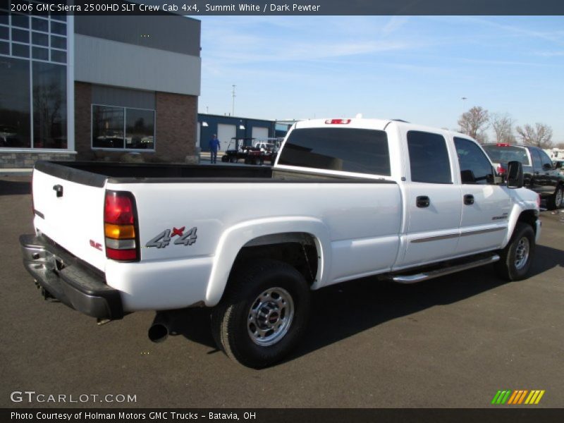 Summit White / Dark Pewter 2006 GMC Sierra 2500HD SLT Crew Cab 4x4