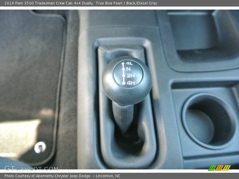 True Blue Pearl / Black/Diesel Gray 2014 Ram 3500 Tradesman Crew Cab 4x4 Dually