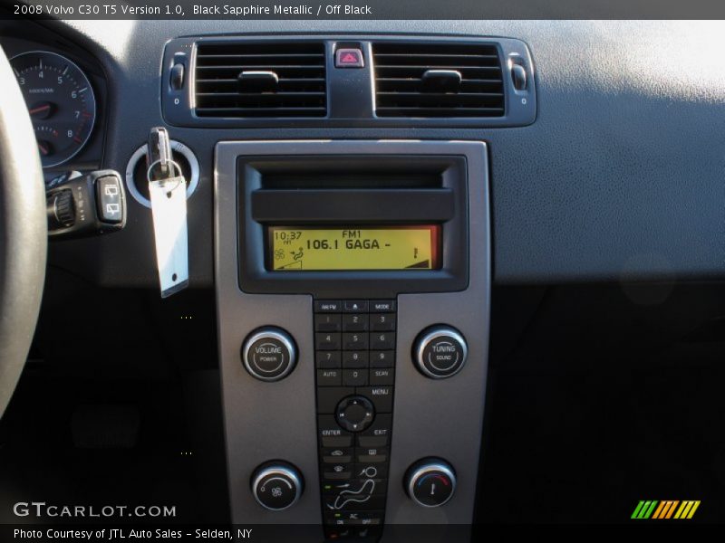 Black Sapphire Metallic / Off Black 2008 Volvo C30 T5 Version 1.0