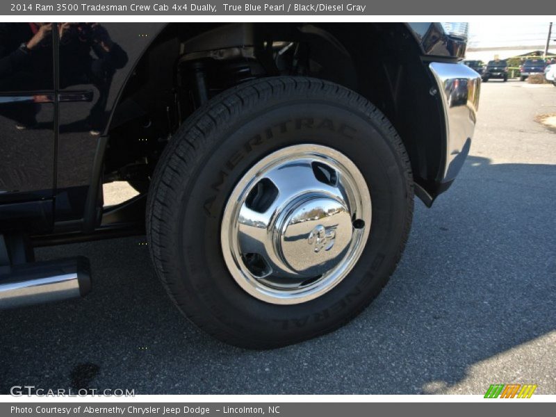 True Blue Pearl / Black/Diesel Gray 2014 Ram 3500 Tradesman Crew Cab 4x4 Dually