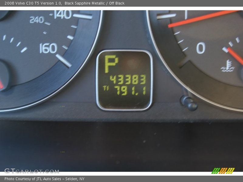 Black Sapphire Metallic / Off Black 2008 Volvo C30 T5 Version 1.0