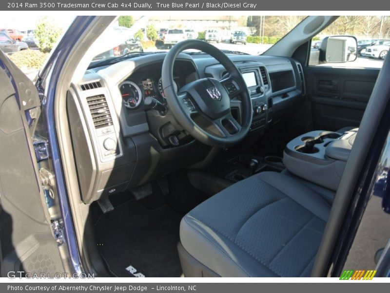 True Blue Pearl / Black/Diesel Gray 2014 Ram 3500 Tradesman Crew Cab 4x4 Dually