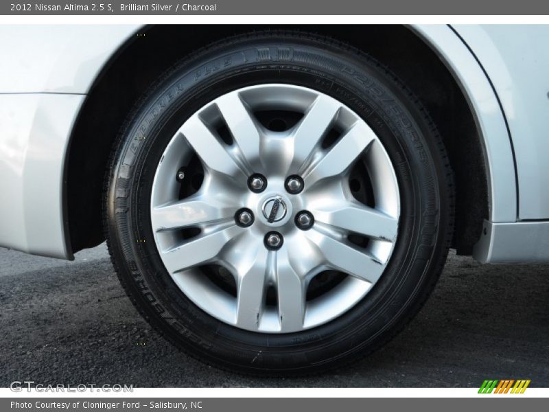 Brilliant Silver / Charcoal 2012 Nissan Altima 2.5 S