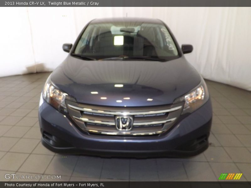Twilight Blue Metallic / Gray 2013 Honda CR-V LX