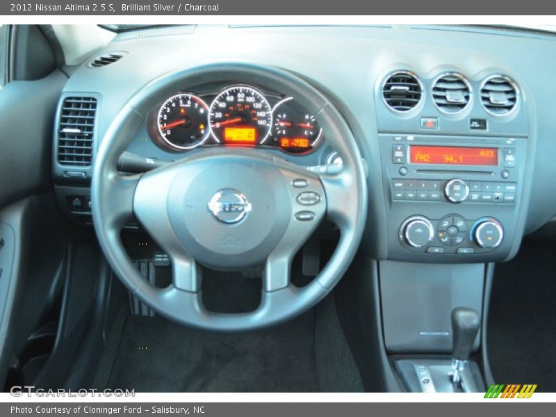 Brilliant Silver / Charcoal 2012 Nissan Altima 2.5 S