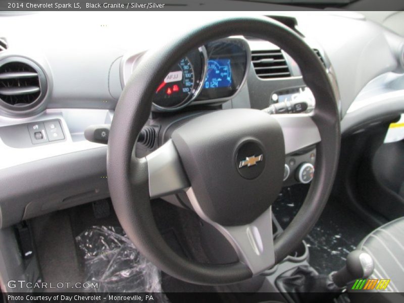 Black Granite / Silver/Silver 2014 Chevrolet Spark LS