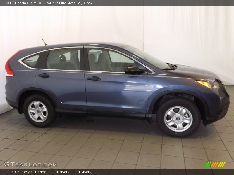 Twilight Blue Metallic / Gray 2013 Honda CR-V LX