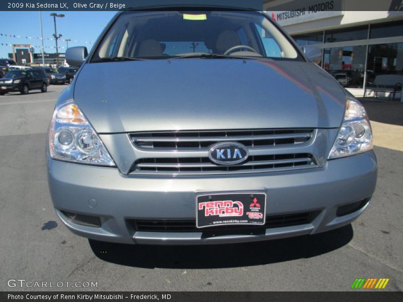 Olive Gray / Beige 2009 Kia Sedona LX