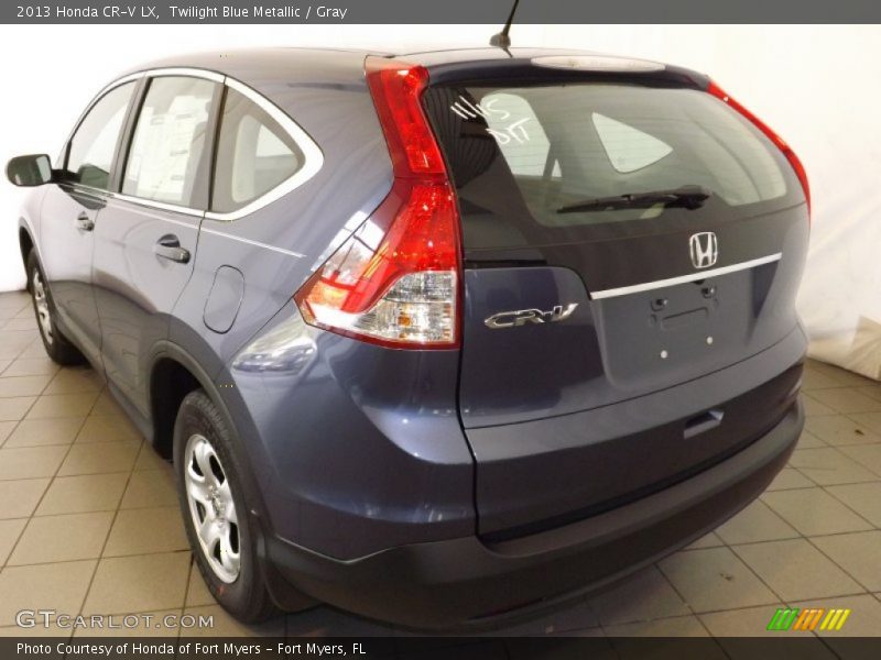 Twilight Blue Metallic / Gray 2013 Honda CR-V LX