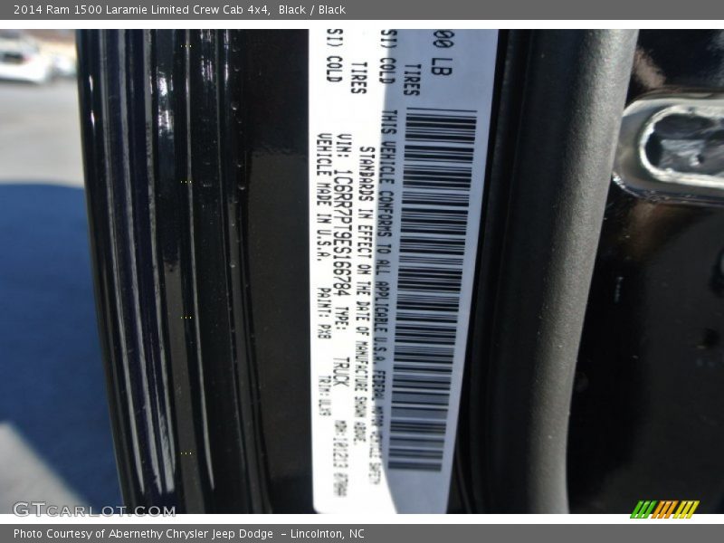 Black / Black 2014 Ram 1500 Laramie Limited Crew Cab 4x4