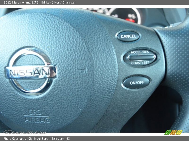 Brilliant Silver / Charcoal 2012 Nissan Altima 2.5 S