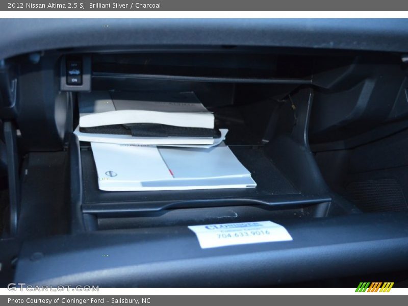 Brilliant Silver / Charcoal 2012 Nissan Altima 2.5 S