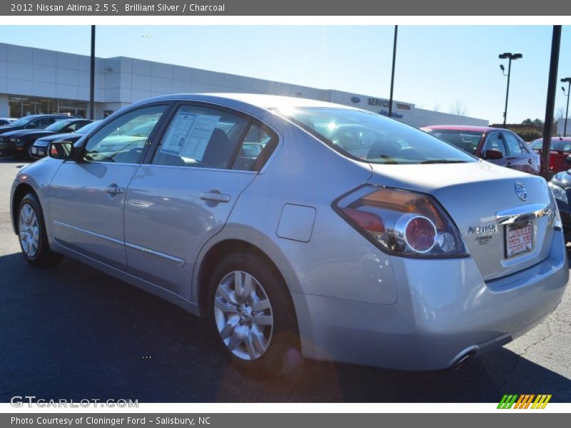 Brilliant Silver / Charcoal 2012 Nissan Altima 2.5 S