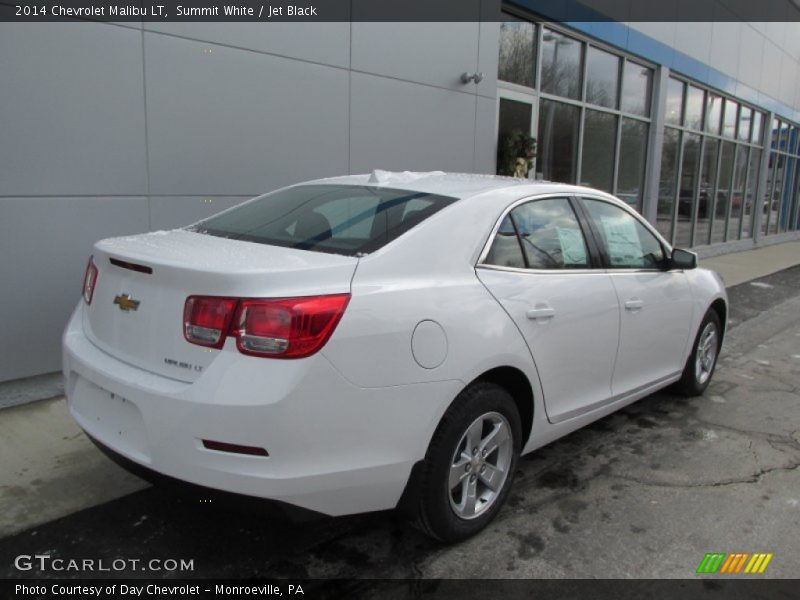 Summit White / Jet Black 2014 Chevrolet Malibu LT
