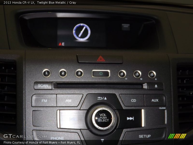 Twilight Blue Metallic / Gray 2013 Honda CR-V LX
