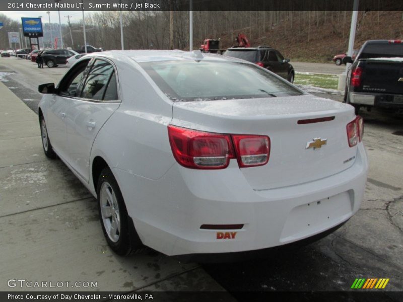Summit White / Jet Black 2014 Chevrolet Malibu LT