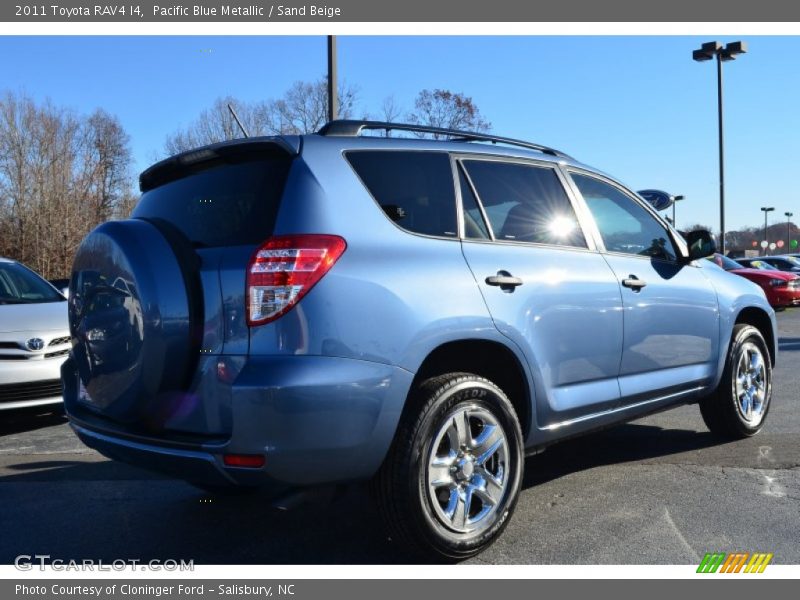 Pacific Blue Metallic / Sand Beige 2011 Toyota RAV4 I4