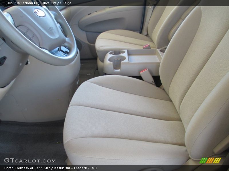 Olive Gray / Beige 2009 Kia Sedona LX