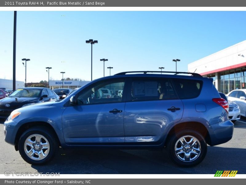 Pacific Blue Metallic / Sand Beige 2011 Toyota RAV4 I4