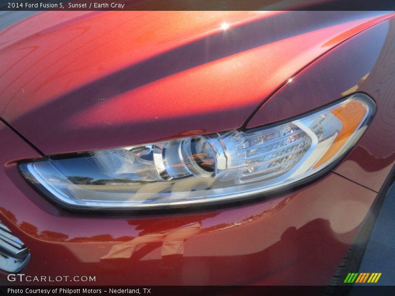 Sunset / Earth Gray 2014 Ford Fusion S