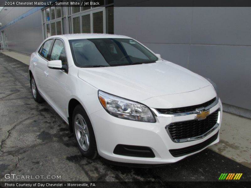 Summit White / Jet Black 2014 Chevrolet Malibu LT