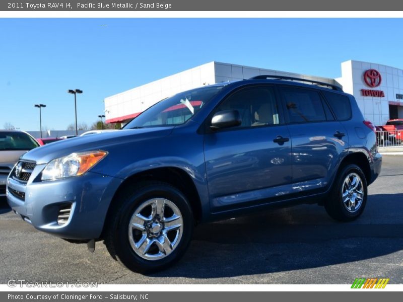 Pacific Blue Metallic / Sand Beige 2011 Toyota RAV4 I4