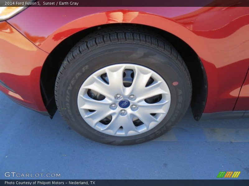 Sunset / Earth Gray 2014 Ford Fusion S