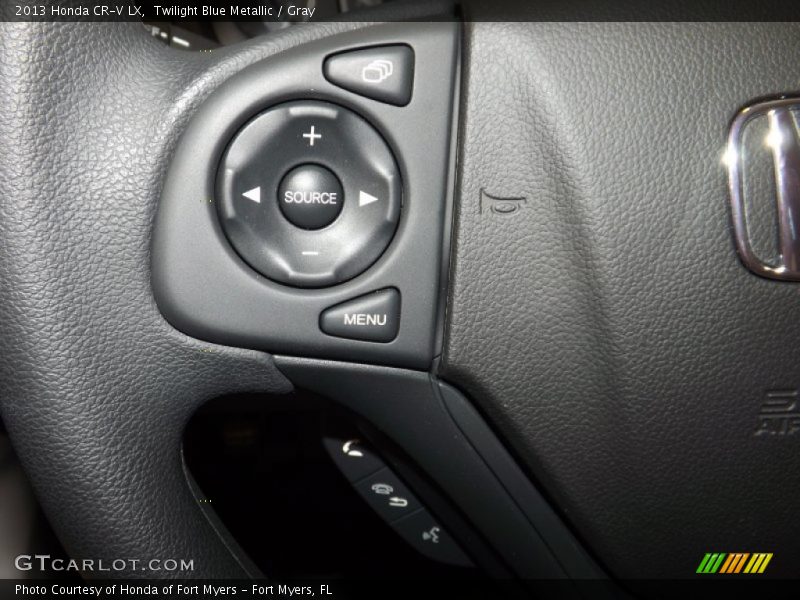 Twilight Blue Metallic / Gray 2013 Honda CR-V LX
