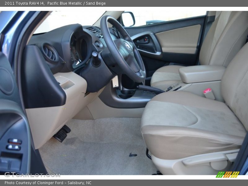 Pacific Blue Metallic / Sand Beige 2011 Toyota RAV4 I4