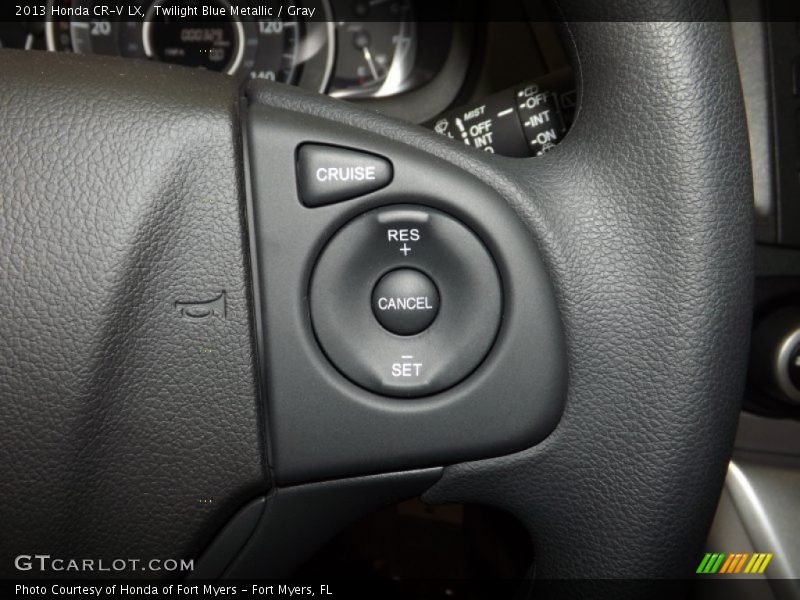 Twilight Blue Metallic / Gray 2013 Honda CR-V LX