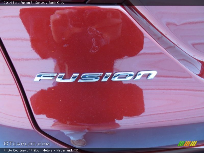 Sunset / Earth Gray 2014 Ford Fusion S