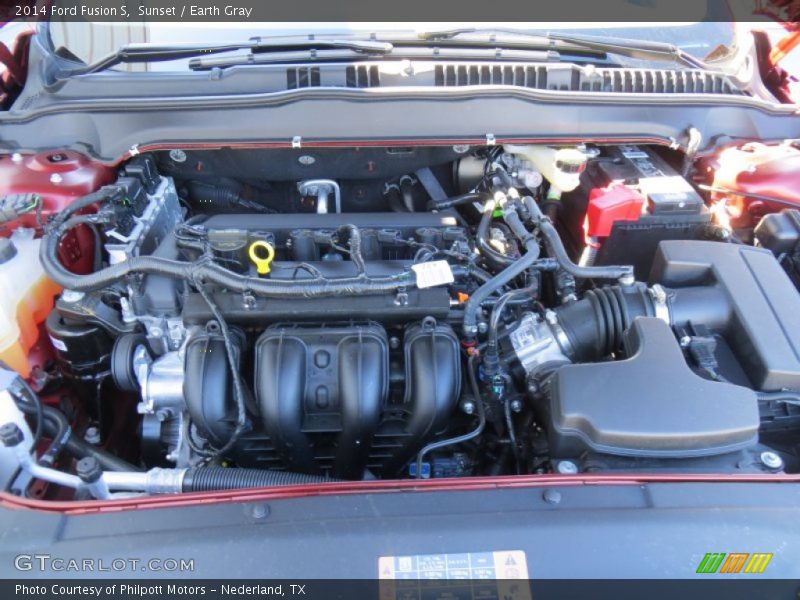 Sunset / Earth Gray 2014 Ford Fusion S