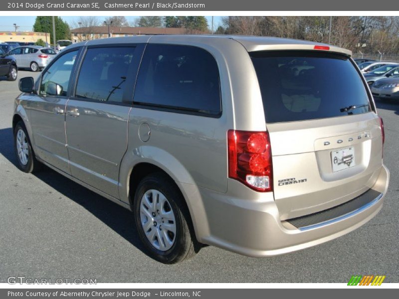Cashmere Pearl / Black/Sandstorm 2014 Dodge Grand Caravan SE