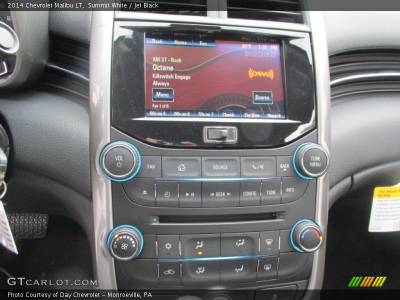 Summit White / Jet Black 2014 Chevrolet Malibu LT