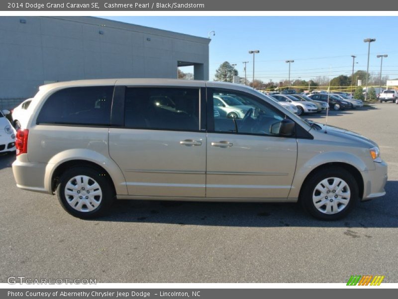 Cashmere Pearl / Black/Sandstorm 2014 Dodge Grand Caravan SE