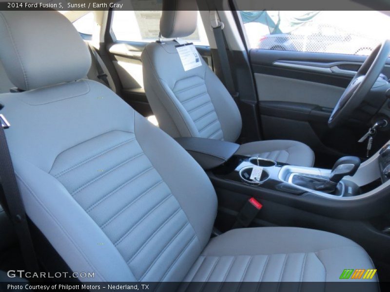 Sunset / Earth Gray 2014 Ford Fusion S