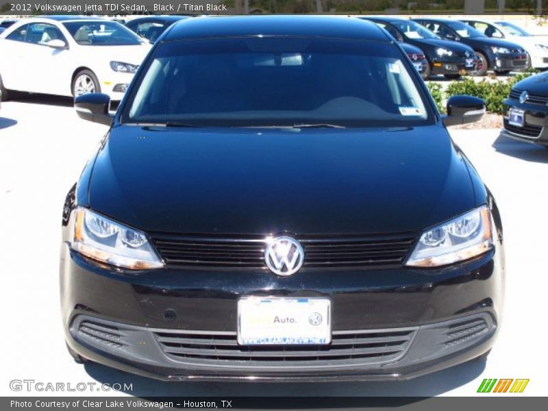 Black / Titan Black 2012 Volkswagen Jetta TDI Sedan