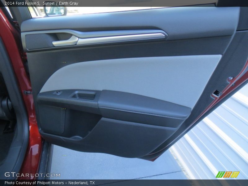 Sunset / Earth Gray 2014 Ford Fusion S