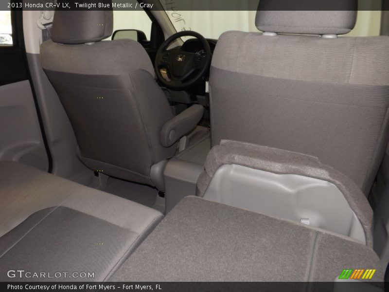 Twilight Blue Metallic / Gray 2013 Honda CR-V LX