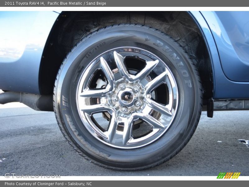 Pacific Blue Metallic / Sand Beige 2011 Toyota RAV4 I4