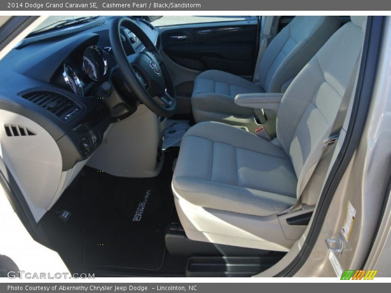Cashmere Pearl / Black/Sandstorm 2014 Dodge Grand Caravan SE