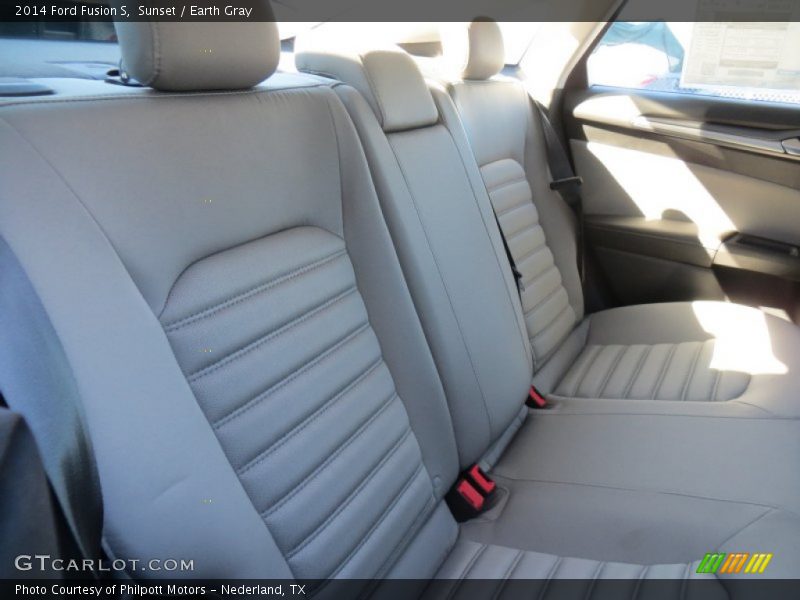 Sunset / Earth Gray 2014 Ford Fusion S