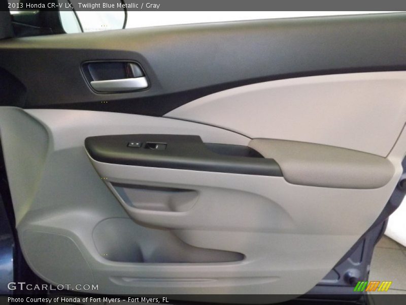 Twilight Blue Metallic / Gray 2013 Honda CR-V LX