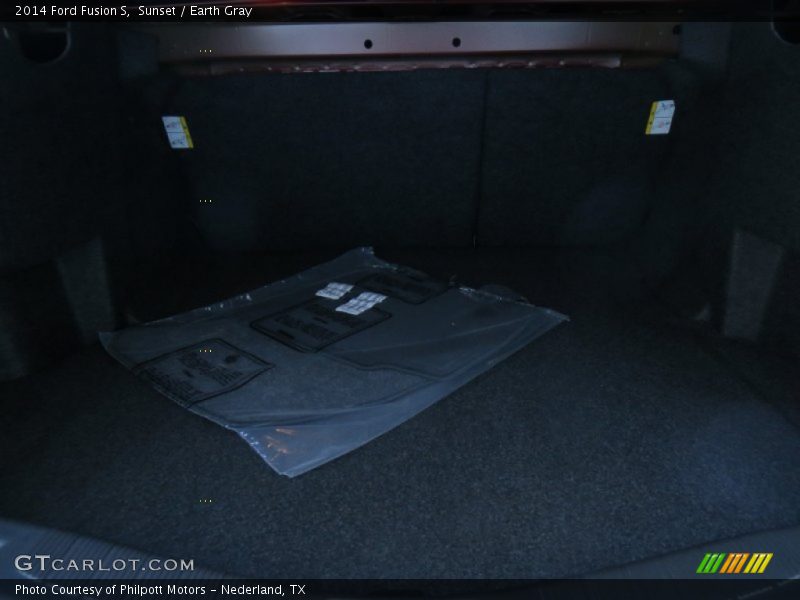 Sunset / Earth Gray 2014 Ford Fusion S