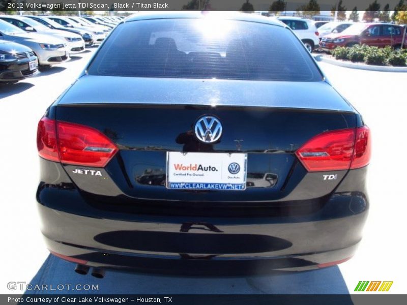Black / Titan Black 2012 Volkswagen Jetta TDI Sedan