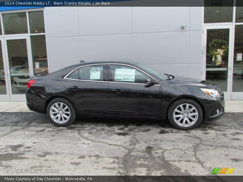 Black Granite Metallic / Jet Black 2014 Chevrolet Malibu LT