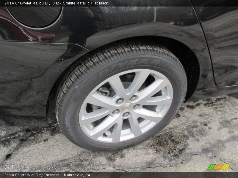 Black Granite Metallic / Jet Black 2014 Chevrolet Malibu LT