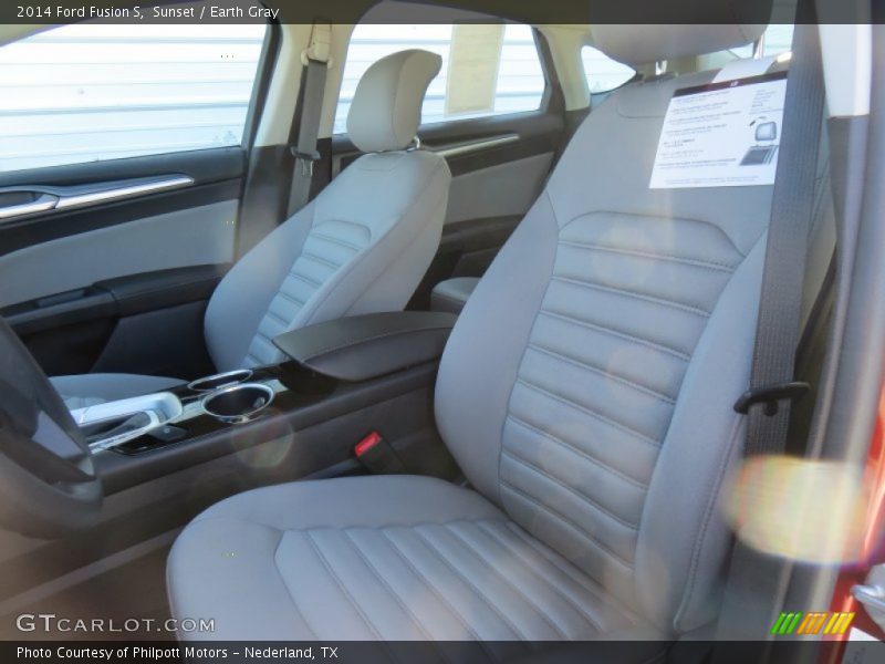 Sunset / Earth Gray 2014 Ford Fusion S