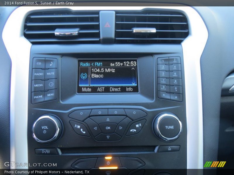 Sunset / Earth Gray 2014 Ford Fusion S