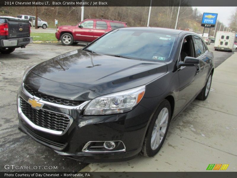 Black Granite Metallic / Jet Black 2014 Chevrolet Malibu LT